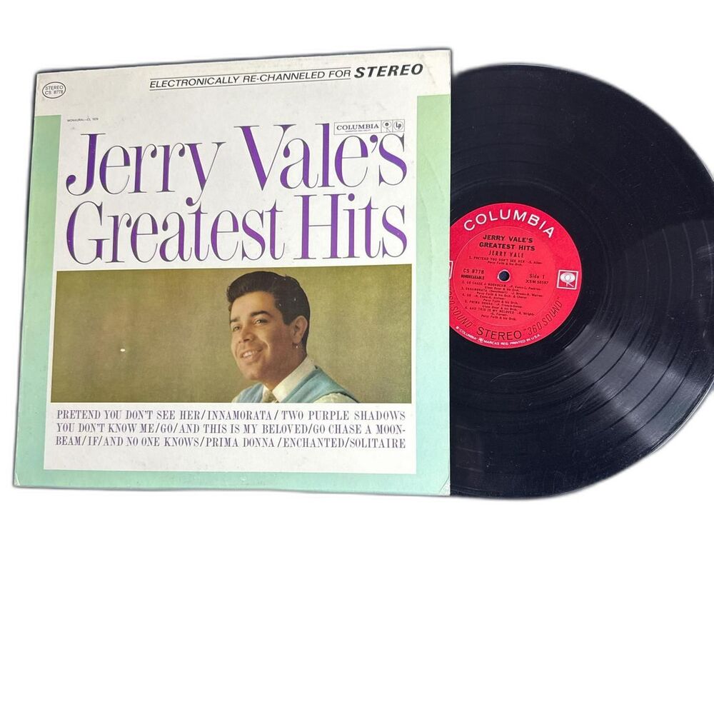 1963 Jerry Vale's Greatest Hits vinyl LP